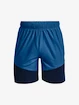 Heren short Under Armour  Knit Woven Hybrid Shorts-BLU