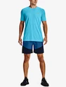 Heren short Under Armour  Knit Woven Hybrid Shorts-BLU