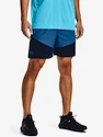 Heren short Under Armour  Knit Woven Hybrid Shorts-BLU