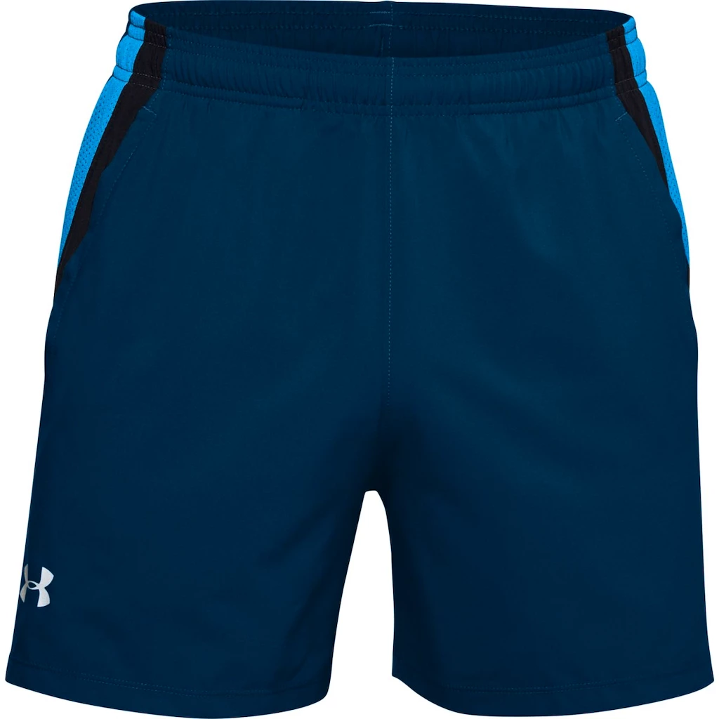 Heren short Under Armour  LAUNCH SW 5'' SHORT blue S