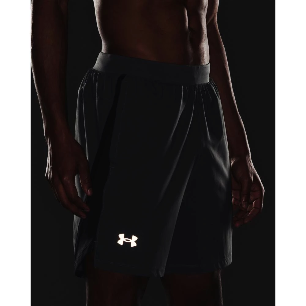 Heren short Under Armour  Launch SW 7'' Short gray Pitch Gray