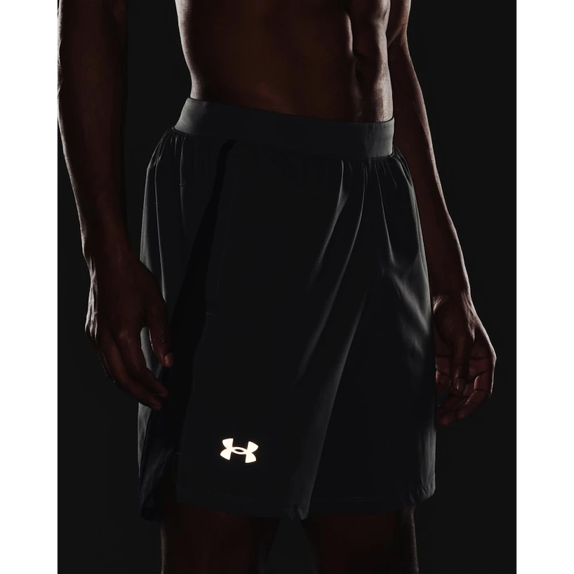 Heren short Under Armour  Launch SW 7'' Short gray Pitch Gray XXL