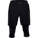 Heren short Under Armour  Run Anywhere 2N1 Long STS black S