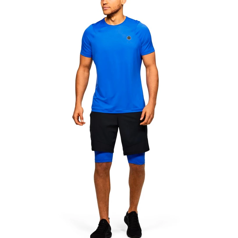 Heren short Under Armour  Rush HG Long Shorts blue S
