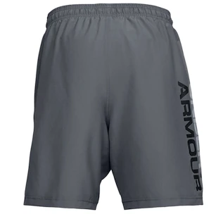 Heren short Under Armour  Woven Graphic Wordmark Short Grey S