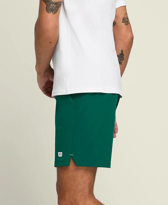 Heren short Wilson  M Team Short 7" Courtside Green M