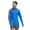 Heren T-shirt adidas  Adizero 1/2 Zip Blue Rush