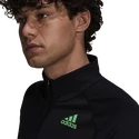 Heren T-shirt adidas  Adizero Warm 1/2 Zip LS Black