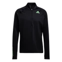 Heren T-shirt adidas  Adizero Warm 1/2 Zip LS Black