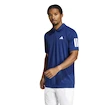 Heren T-shirt adidas  Club 3 Stripes Polo Dark Blue