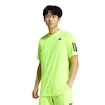 Heren T-shirt adidas  Club 3 Stripes Tee Lucid Lemon