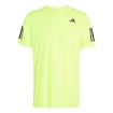 Heren T-shirt adidas  Club 3 Stripes Tee Lucid Lemon
