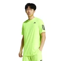 Heren T-shirt adidas  Club 3 Stripes Tee Lucid Lemon