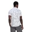Heren T-shirt adidas  Club Graphic Polo White