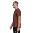Heren T-shirt adidas  Designed For Training Tee Shadow Red