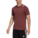 Heren T-shirt adidas  Designed For Training Tee Shadow Red