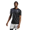 Heren T-shirt adidas  Freelift Tee Pro Black