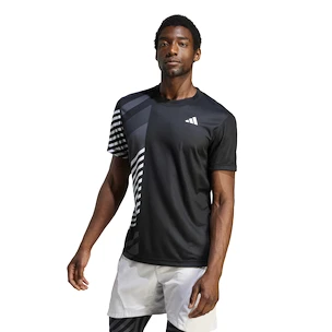 Heren T-shirt adidas  Freelift Tee Pro Black