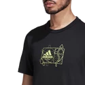 Heren T-shirt adidas  Golde Cut Graphic T-Shirt
