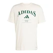Heren T-shirt adidas  Heritage Graphic Tee White