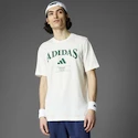Heren T-shirt adidas  Heritage Graphic Tee White