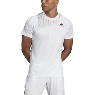 Heren T-shirt adidas  Melbourne Freelift Tee White