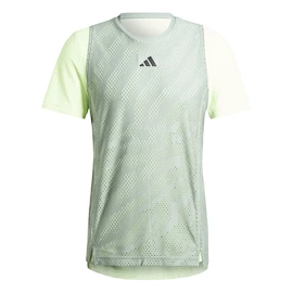 Heren T-shirt adidas MESH TEE PRO SILGRN/GRESPA