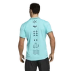 Heren T-shirt adidas  Paris Freelift Polo Aqua