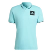 Heren T-shirt adidas  Paris Freelift Polo Aqua