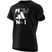 Heren T-shirt adidas Performance Run Logo 1 Black