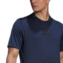 Heren T-shirt adidas  Primeblue Designed 2 Move Sport 3-Stripes Tee Crew Navy
