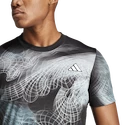 Heren T-shirt adidas  Printed Tee Pro Black