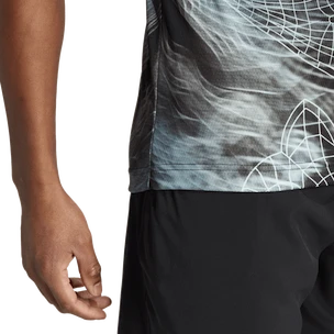 Heren T-shirt adidas  Printed Tee Pro Black