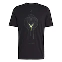 Heren T-shirt adidas  Rackets Graphic Tee Black