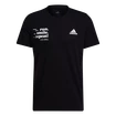 Heren T-shirt adidas  Sig Tee Black