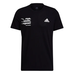 Heren T-shirt adidas  Sig Tee Black
