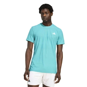 Heren T-shirt adidas  Tennis Climacool+ AIRCHILL FreeLift T-Shirt Blue