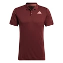 Heren T-shirt adidas  Tennis Freelift Polo Shadow Red