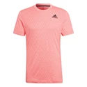 Heren T-shirt adidas Tennis Freelift Tee Acid Red