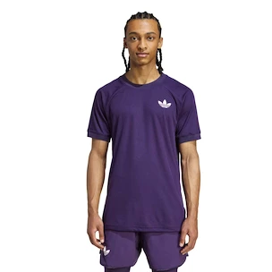 Heren T-shirt adidas  Tennis Pro Climacool+ FreeLift T-Shirt Aurora Plum