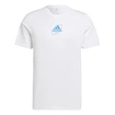 Heren T-shirt adidas  Thiem Graphic Tee White