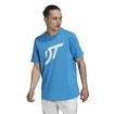Heren T-shirt adidas  Thiem Logo Graphic Tee Blue