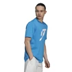 Heren T-shirt adidas  Thiem Logo Graphic Tee Blue