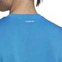 Heren T-shirt adidas  Thiem Logo Graphic Tee Blue