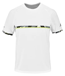 Heren T-shirt Babolat Aero Crew Neck Tee Men White