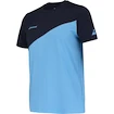 Heren T-shirt Babolat  Drive Crew Neck Tee Men Drive Blue