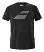 Heren T-shirt Babolat  Exercise Big Flag Tee Black