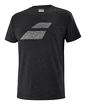 Heren T-shirt Babolat  Exercise Big Flag Tee Black