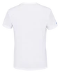 Heren T-shirt Babolat  Exercise Big Flag Tee Men White