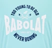 Heren T-shirt Babolat Exercise Graphic Tee Men Angel Blue